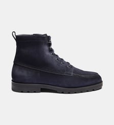 Bottines à lacets en cuir daim Santoni