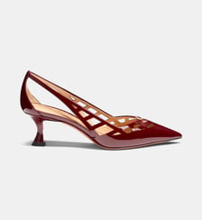Escarpins en cuir verni signature Santoni