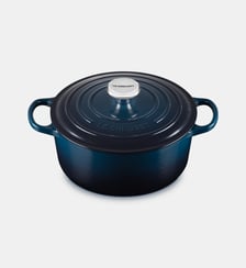 Cocotte ronde fonte émaillée nuit Ø24 cm / 4,2 l Le Creuset