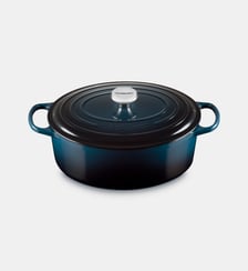 Cocotte ovale fonte émaillée nuit 31 cm / 6,3 l Le Creuset