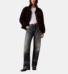 Doudoune motif imprimé finition matelassée Calvin Klein