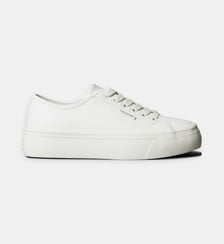 Baskets basses signature en cuir Calvin Klein