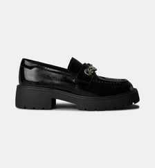 Mocassins chunky en cuir vernis Calvin Klein