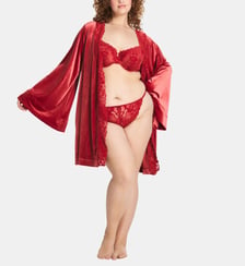 Déshabillé Plush Rush détails dentelle Savage x Fenty