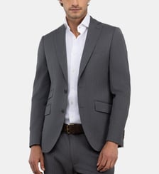 Veste droite en laine mélangée El Ganso