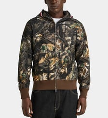 Sweat-shirt zippé à capuche Shark en coton imprimé A BATHING APE ®