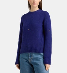 Pull Initiales brodées en laine JW Anderson