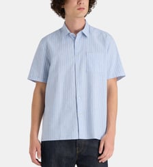 Chemisette relaxed fit Nelson rayée Barbour