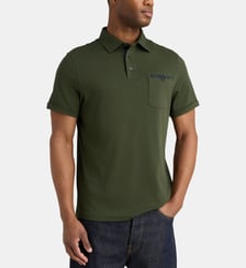 Polo droit Premium Corpatch poche coton Barbour