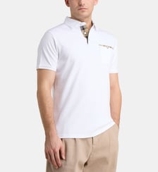 Polo droit Premium Corpatch poche coton Barbour