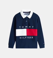 Polo manches longues en jersey Tommy Hilfiger