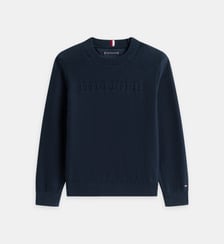 Pull droit signature Tommy Hilfiger