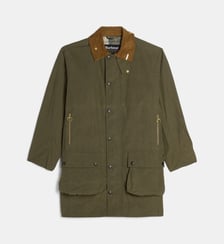 Parka Icons Border en coton mélangé Barbour