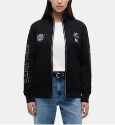 Sweat droit signature Tommy Hilfiger