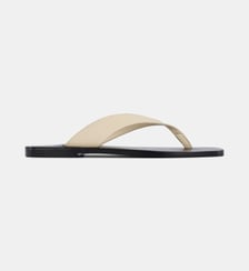 Tongs Kinto en cuir A.EMERY