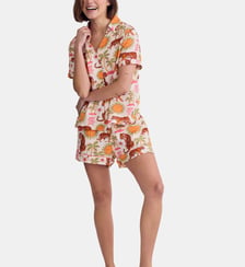 Ensemble de pyjama court Fiesta Siesta en coton imprimé Chelsea Peers