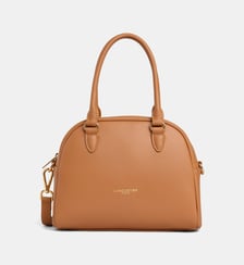 Sac bowling zippé cuir grainé  Lancaster