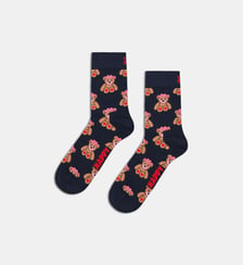 Chaussettes classiques Teddy à motif Happy Socks