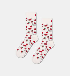 Chaussettes hautes Hello Kitty Cherry en coton mélangé Happy Socks