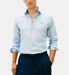 Chemise ajustée imprimé signature Tommy Hilfiger