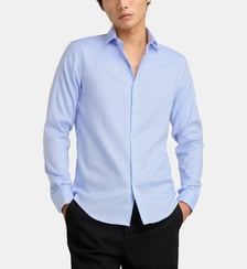 Chemise ajustée en coton Calvin Klein
