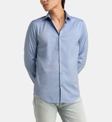 Chemise ajustée en coton Calvin Klein