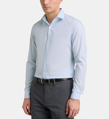 Chemise ajustée rayée coton Non-iron Calvin Klein