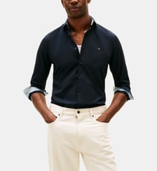 Chemise ajustée signature Tommy Hilfiger