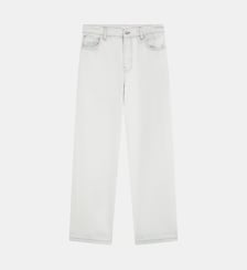 Jean Hilton en denim taille haute en coton Roseanna