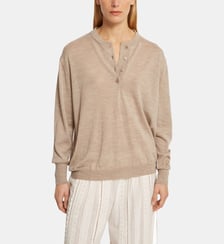Pull Ella droit en laine col rond Roseanna