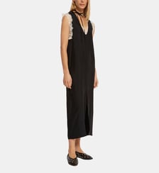 Robe longue Tilda sans manches col V Roseanna
