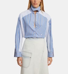 Chemise Blondie oversize en coton motif à rayures Roseanna