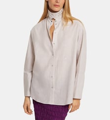 Chemise droite Ally en coton motif rayé Roseanna
