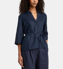Chemise Nikolay en lin à manches 3/4 Jodhpur