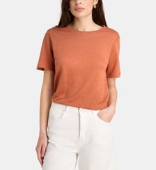 T-shirt droit Nockard lin Jodhpur