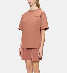T-shirt Ripple droit en coton imprimé sgnature Rains