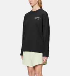T-shirt à manches longues droit en coton signature Rains