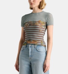 Top Grape Marinière mesh baby  Jean Paul Gaultier