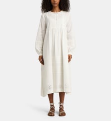 Robe Nikki ample mi-longue en coton Jodhpur