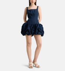 Robe courte Briar denim brut Aje