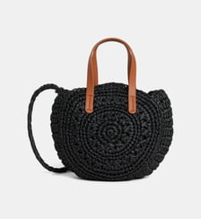 Sac panier Mini Lila paille papier Galeries Lafayette
