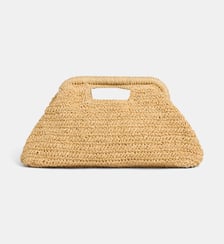 Sac à main Cassandra effet raphia Galeries Lafayette