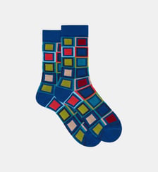 Chaussettes classiques à motif graphique Doré Doré