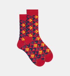 Chaussettes classiques à motif  Doré Doré