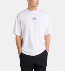 T-shirt droit signature en coton The North Face