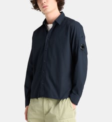 Chemise ajustée signature en popeline de coton C.P. Company
