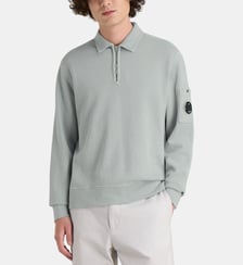 Polo droit Malfile Fleece coton C.P. Company