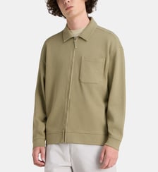 Sweat zippé box fit droit Open coton C.P. Company