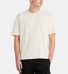 T-shirt droit signature jersey de coton C.P. Company