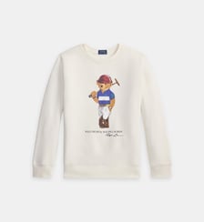 Sweat droit signature en coton mélangé Polo Ralph Lauren